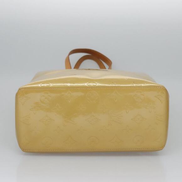 LOUIS VUITTON Monogram Vernis Reade MM Hand Bag Beige M91141 - Picture 5 of 16